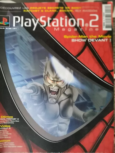 PLAYSTATION 2 MAGAZINE  n°64 - Mai 2002 - SPIDER-MAN THE MOVIE - RATCHET & CLANK