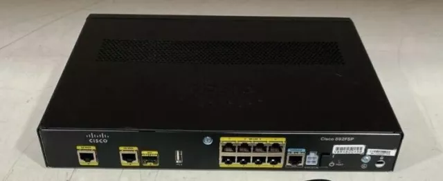 Router cisco C892FSP-K9+Rackmount Kit. NO PSU