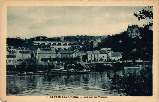 CPA La Frette s Seine Vue sur les Viaducs FRANCE (1308104)