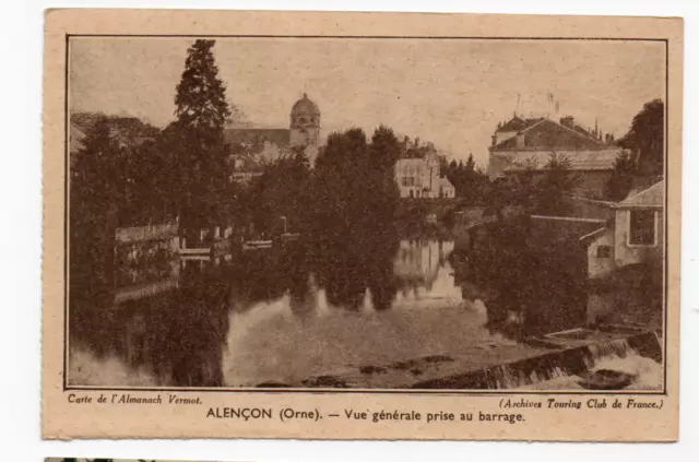 alençon , vue générale prise au barrage