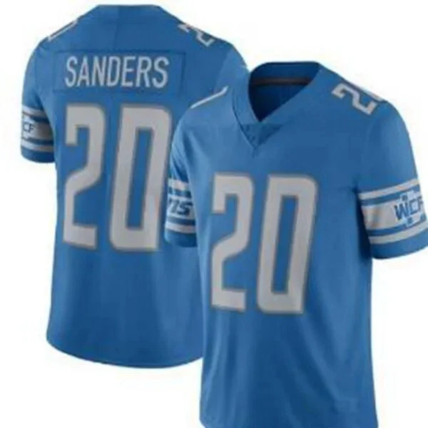 High Quality Detroit Lions NFL Replica Jersey Blue