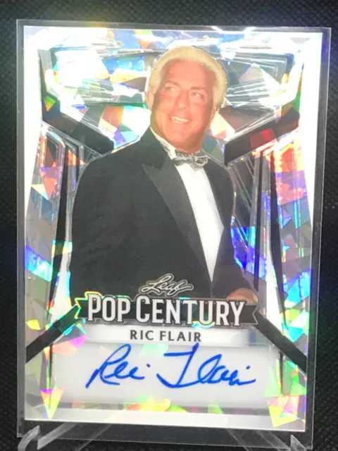 2023 Leaf Pop Century Ric Flair #BA-RF1 Autograph Silver 5/15 AUTO