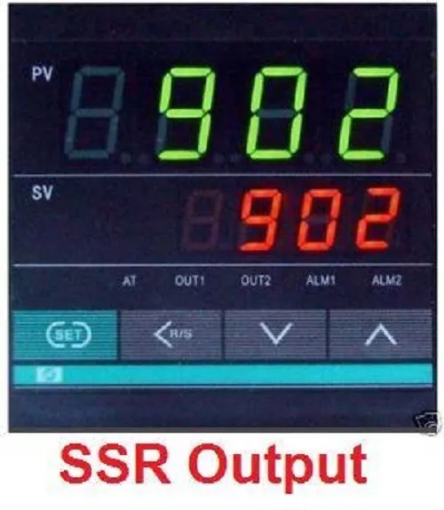 Universal Digital PID Temperature Controller Kiln Oven Input K,S,J,T,R - °F / °C