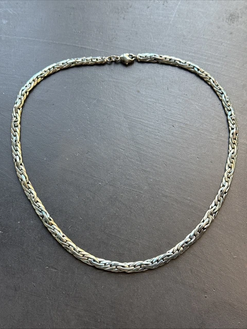 Chaine argent 925 maille torsadée 75 cm