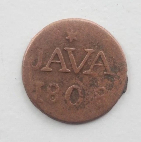 1 duit louis napoléon (JAVA 1808)