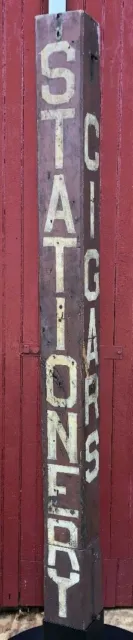 Antique Country Store Wooden Porch Advertising Post Shipping Available