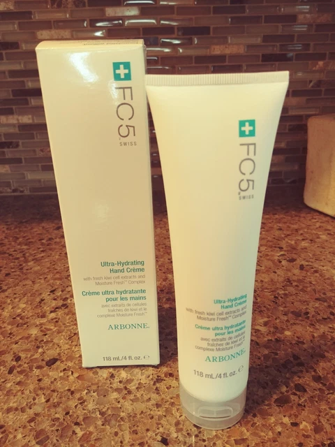 New in Box - Sealed Arbonne FC5 Ultra-Hydrating Hand Crème 4 fl oz / 118 ml