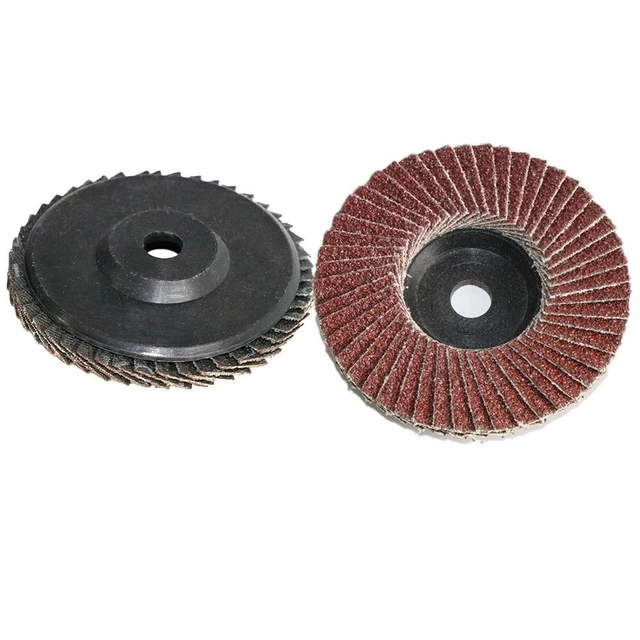 Lot De 2 Meules à Touret En Oxyde D'aluminium Rose - Grain 80 - Diamètre 100 Mm (4") - Pour Acier, Outils, Meulage De Précision