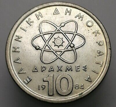 Greece 10 Drachma 1984 Coin FREE DELIVERY A197