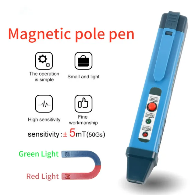 Magnetic Pole Pen Magnetic Field Magnet N S Pole Detection Polar Pen