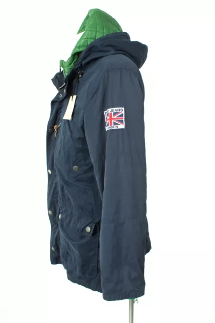 Pepe Jeans London giacca con cappuccio con fodera interna rimovibile uomo taglia M 2