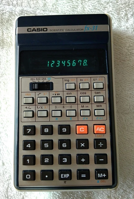 CASIO FX-31 VINTAGE Calculadora científica Año / year 1978 Vintage ...