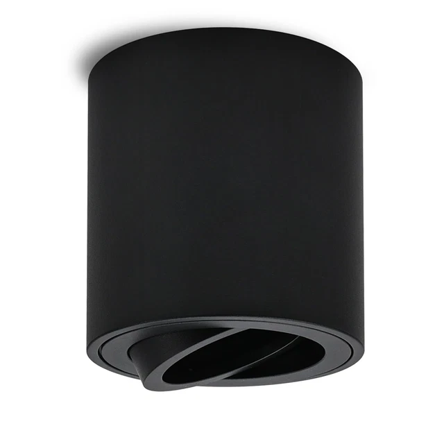GeyouLux Spot En Saillie Orientable Noir - Plafonnier GU10 230V Pour Intérieur Moderne