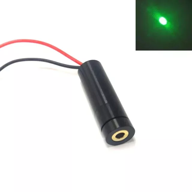 Green Laser 515nm 520nm 5mW Diode Module Focusable Dot Positioning Driver 3-5V