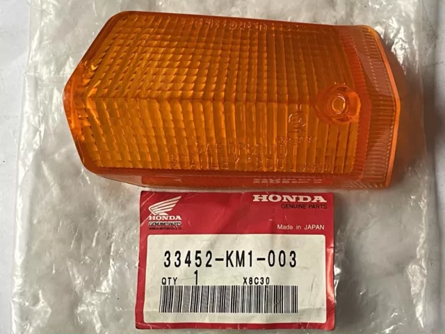 Honda OEM CH250 Elite 250 Left Front Turn Signal Lens 33452-KM1-003 MADE IN JAPA