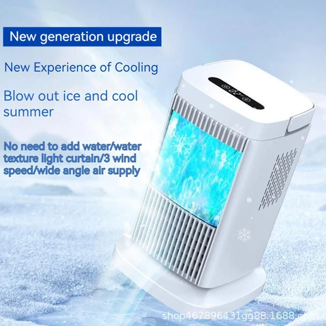 Air Conditioner Fan Air Cooler Mini Air Conditioner Fan Desktop Cooling Fan]