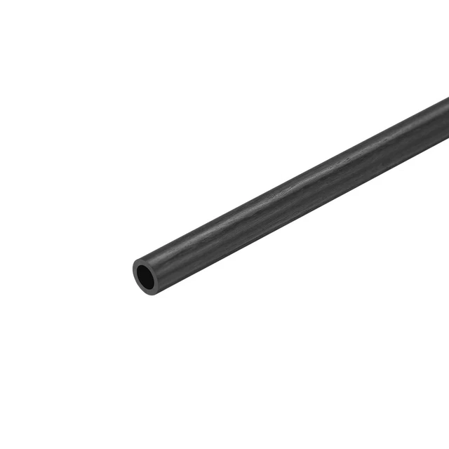 Fibra Carbonio Tubo Rotondo 3mm x 2mm x 400mm Fibra Carbonio Tubo Pultruso