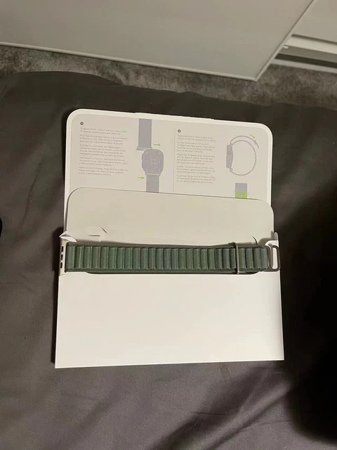 Genuine Apple Watch Ultra Strap GREEN ALPINE LOOP 49/45/44mm  size small
