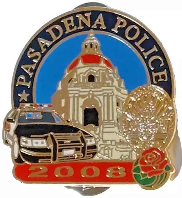 Rose Parade 2008 Pasadena Police 119th Tournament of Roses Lapel Pin