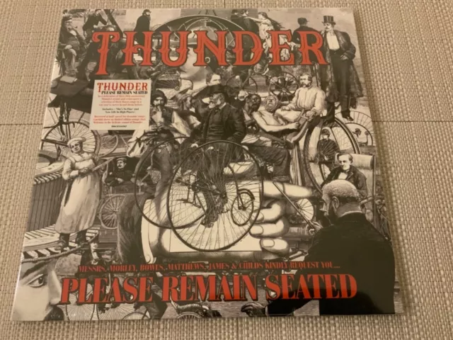 Thunder : Please Remain Seated VINYL 12" Album Coloured Vinyl 2 discs (2019)