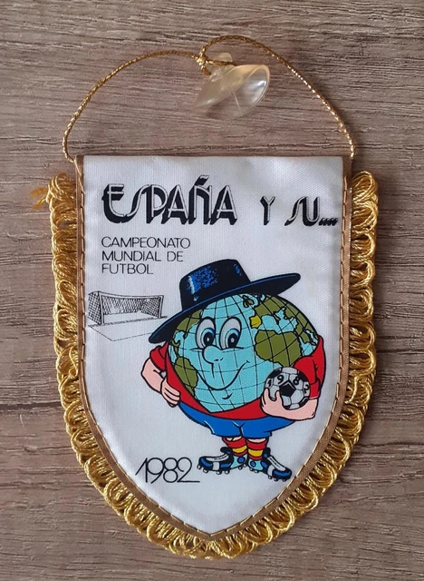 Fanion Vintage Coupe Du Monde Espagne 1982 - Espana 82 World Cup Pennant