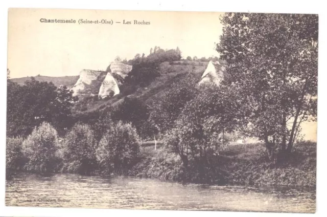CPA 95 - CHANTEMESLE (Seine et OIse) - Les Roches