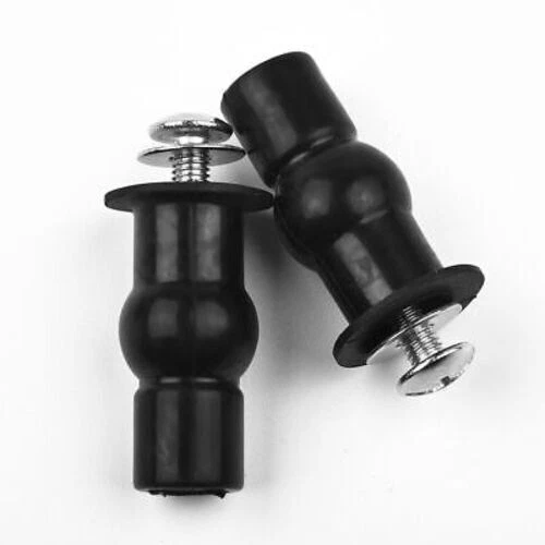 TOILET SEAT FIXING Top Fix 1 Pair Hinges Blind Hole Universal Fittings