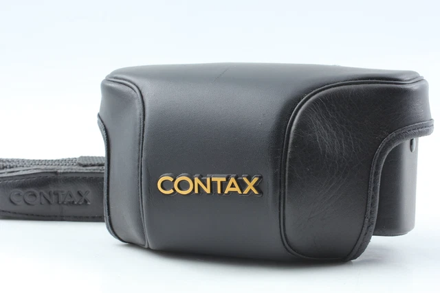 【Near MINT】 Contax CC-44 Semi Hard Leather Case, Starp for TVS from Japan