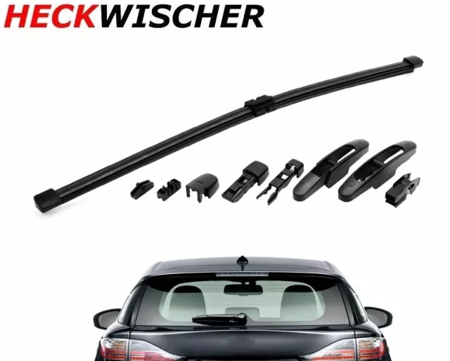 E-Clip Wischer HINTEN Premium 300mm Scheibenwischer Heckwischer Flachbalken