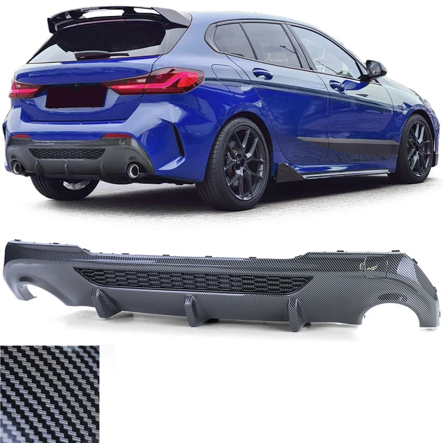 Diffusore posteriore Performance Carbon Look adatto per Serie 1 BMW F40 118d 120d 128ti