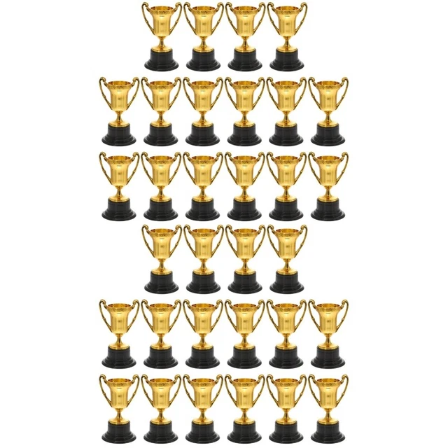 32 Pcs Game Prize Award Trophies Toys Kids Plastic Trophies First Place Trophy