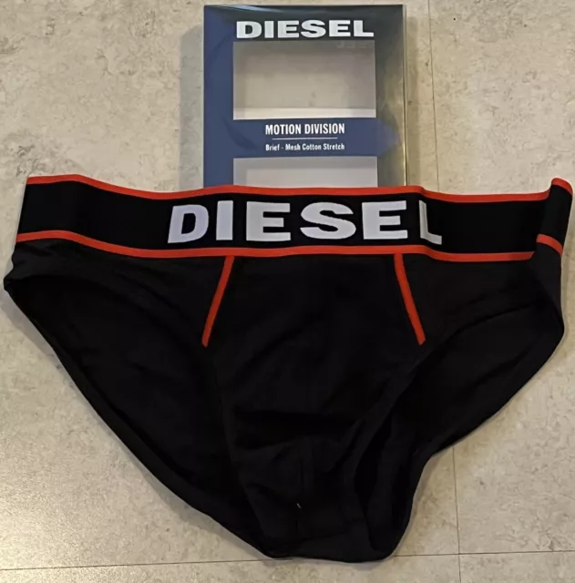 DIESEL Mo-D Cotton Stretch Brief - XLarge, black