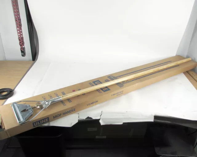 Uline H-827 Quick Release Wood Mop Handle Length 60"