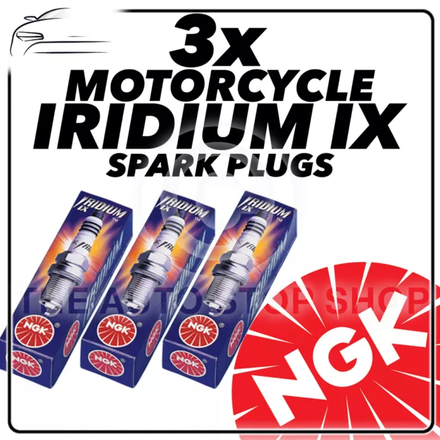 3x NGK Iridium IX Spark Plugs for TRIUMPH 1050cc Sprint ST (Incl. ABS) 04- #4218