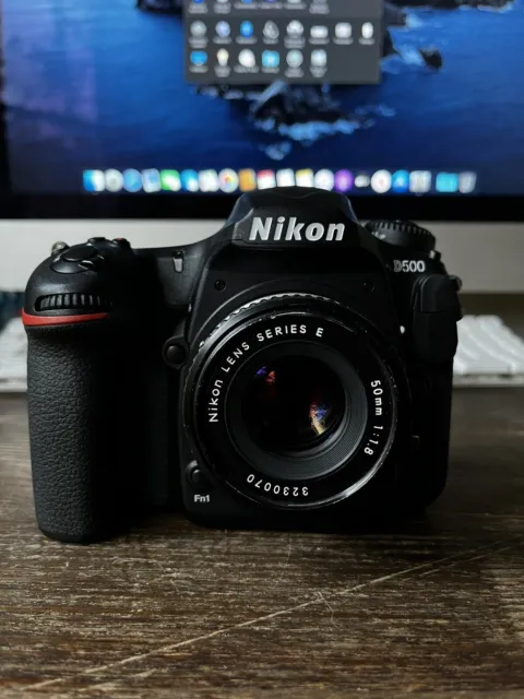 (MINT!!) Nikon D500 with 50 MM Lens + Battery + Strap