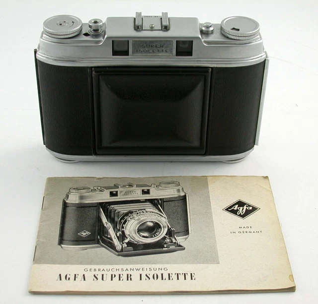 AGFA Super-Isolette 6x6 rangefinder analog rollfilm Solinar 3,5/75 defective/22