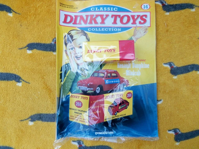 Voiture Miniature Dinky Toys Renault Dauphine - Référence 24 E, Avec Boîte D'origine, Occasion