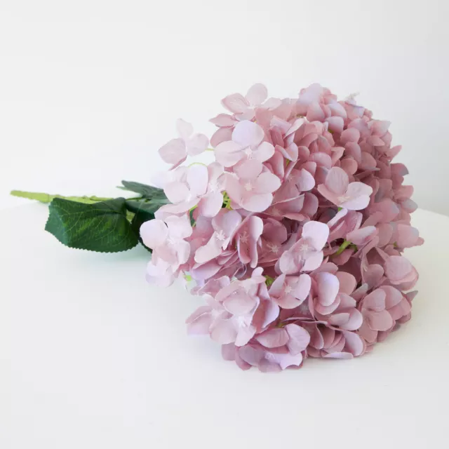 Silk Hydrangea Bunch 5 Heads 6 Colours Wedding Decor Centrepieces Events