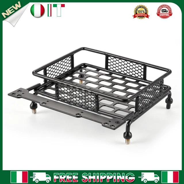 A METAL LUGGAGE Net Car Roof Rack Storage Net Spare Parts for 1/10 RC