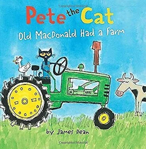 Pete The Cat: Vieux Macdonald Had A Farm Board Livre James, Dean, Ki