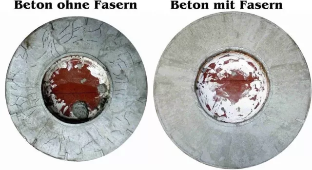 FASER für 1 m3 Beton / 750g (verhindert Schwindrisse) 2