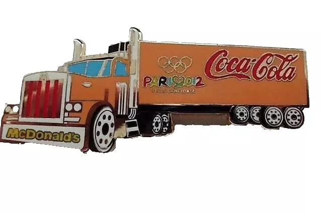 4 Mc Donalds Und Coca Cola Olympia Candidaten Städte Truck Pins  Lim. Ed.100 2