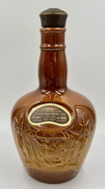 Chivas Regal Chivas Brothers Bottle, Royal Doulton, Scotch Whiskey; Orig Label