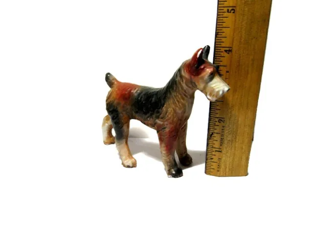 VTG Irish Terrier Dog Figurine Made in Japan Mid Century 4" tall 1960's