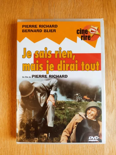 Je Sais Rien Mais Je Dirai Tout - De Pierre Richard / DVD Zone 2 (NEUF)
