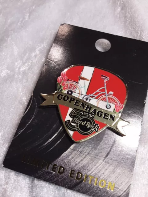 Hard Rock Cafe 50 Years Pin Bycikle Copenhagen