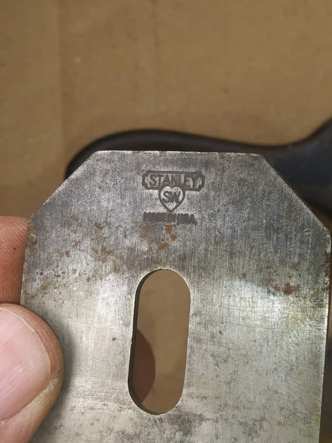 Stanley Sweetheart No. 68 Cabinet Scraper Spoke Shave Flat Sole INV331 4