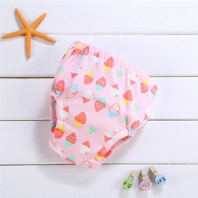 Cloth Diaper Baby Reusable Cotton Training Pants Washable Nappy Infant Underwear