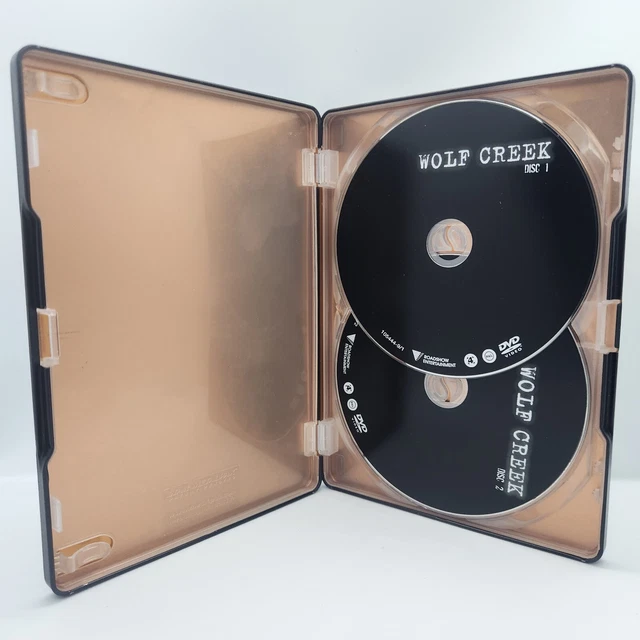 Wolf Creek (2005) Steelbook - Horror - Region 4 - AUS *Good Condition* 2 DVD 2