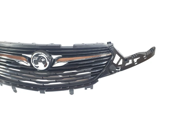 VAUXHALL GRANDLAND X 2017 - 2022 Front Bumper Top Upper Grill + Chromes ...